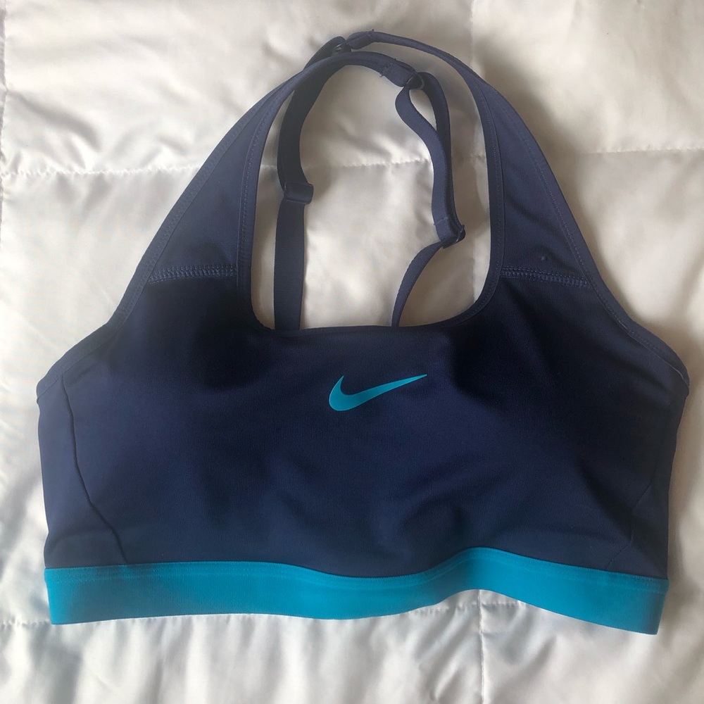 Blue Nike Sports Bra